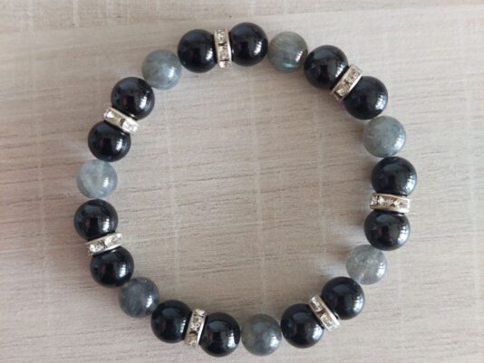 Bracelet Femme "Protection contre la magie noire" - 8mm